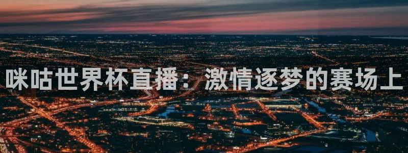世界杯预选赛亚洲区赛程：咪咕世界杯直播：激情逐梦的赛场上